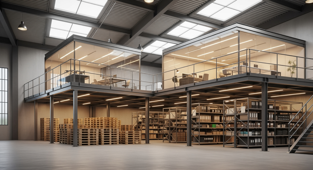 mezzanine métallique