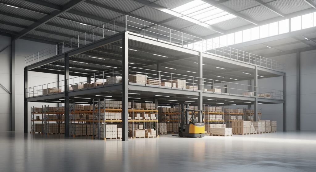 Mezzanine pour entrepôts